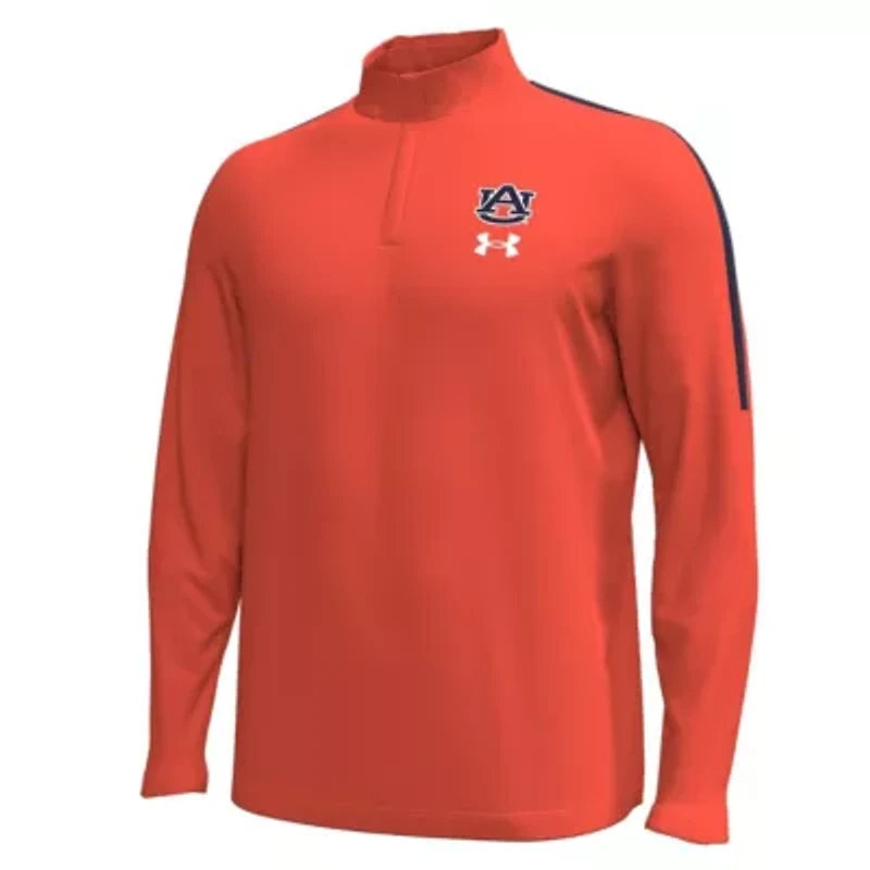 NCAA Under Armour Auburn Tigers Playoff Performance Quarter-Zip Jacket