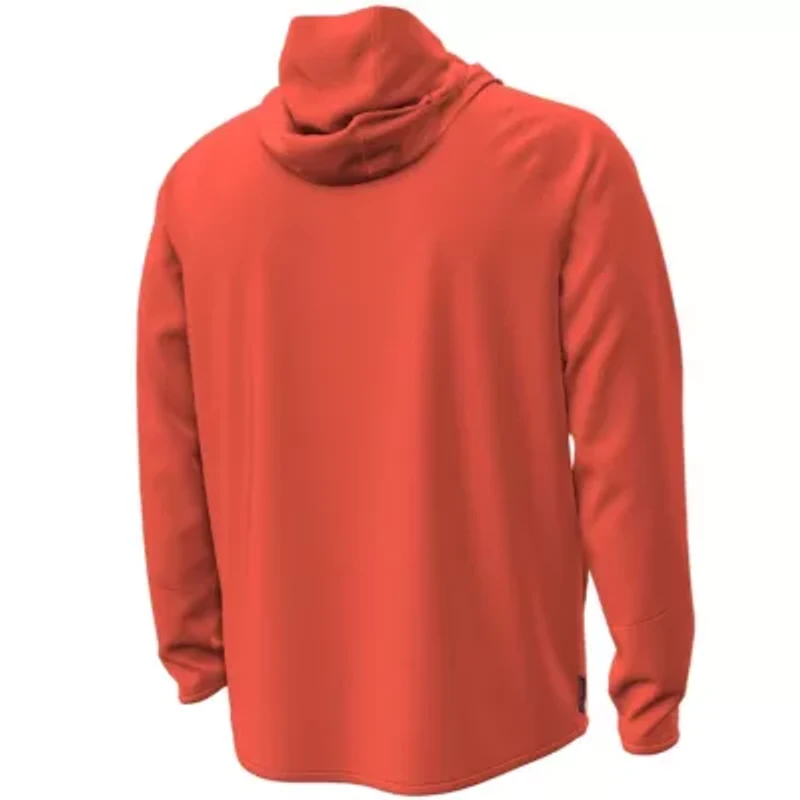 NCAA Under Armour Auburn Tigers Unstoppable Performance Fleece Hoodie Half-Zip Jacket