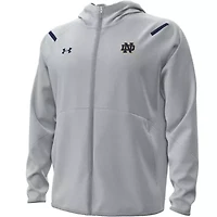NCAA Under Armour Notre Dame Fighting Irish Unstoppable Performance Fleece Hoodie Half-Zip Jacket