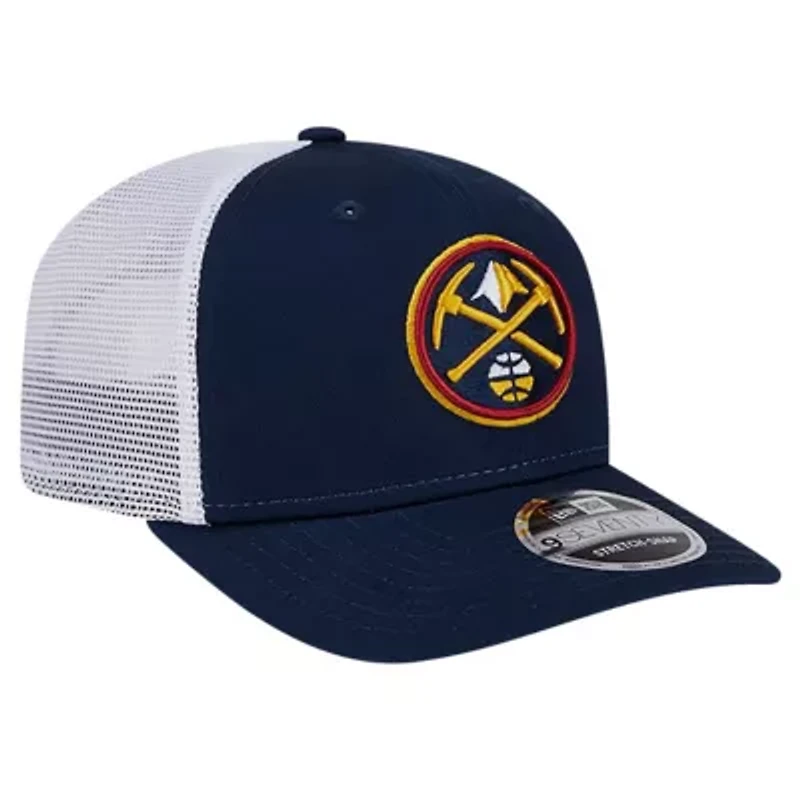 NBA Navy/White Denver Nuggets Trucker 9SEVENTY Stretch-Snap Hat