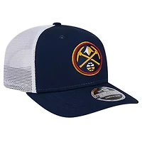 NBA Navy/White Denver Nuggets Trucker 9SEVENTY Stretch-Snap Hat