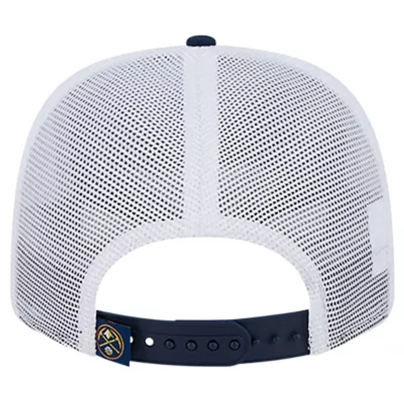 NBA Navy/White Denver Nuggets Trucker 9SEVENTY Stretch-Snap Hat