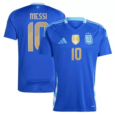 Soccer National Teams Lionel Messi Argentina Team 2024 Away Replica Player Jersey