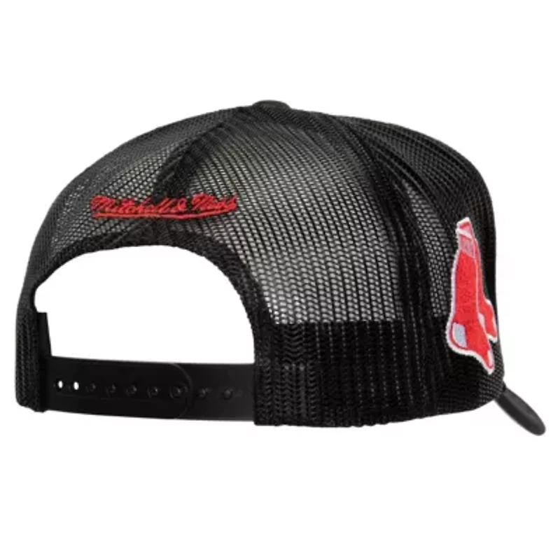 Boston Red Sox MLB Boston Sox Script Trucker Adjustable Hat