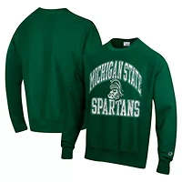 NCAA Michigan State Spartans Vault Late Night Reverse Weave Pullover Sweatshirt