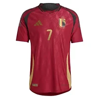 Soccer National Teams Kevin De Bruyne Belgium Team 2024 Home Authentic Player Jersey