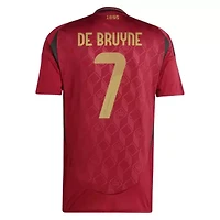 Soccer National Teams Kevin De Bruyne Belgium Team 2024 Home Replica Player Jersey