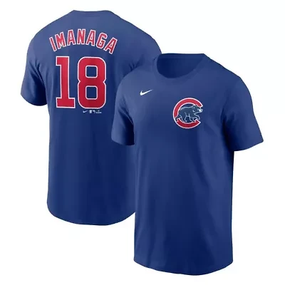 MLB Nike Shōta Imanaga Chicago Cubs Fuse Name & Number T-Shirt