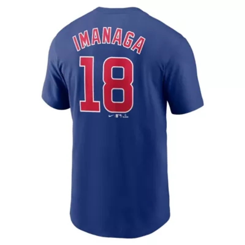 MLB Nike Shōta Imanaga Chicago Cubs Fuse Name & Number T-Shirt