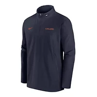 NCAA Nike Virginia Cavaliers 2024 Sideline Coach Quarter-Zip Hoodie Jacket