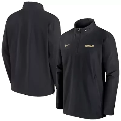NCAA Nike Colorado Buffaloes 2024 Sideline Coach Quarter-Zip Hoodie Jacket