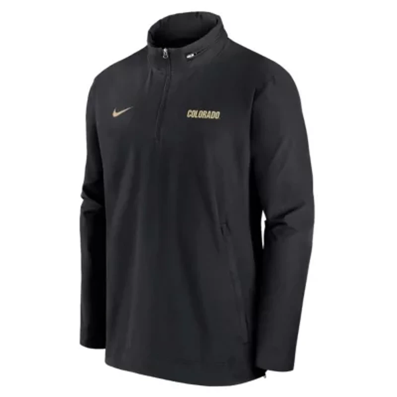 NCAA Nike Colorado Buffaloes 2024 Sideline Coach Quarter-Zip Hoodie Jacket