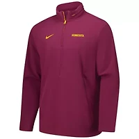 NCAA Nike Minnesota Golden Gophers 2024 Sideline Coach Quarter-Zip Hoodie Jacket