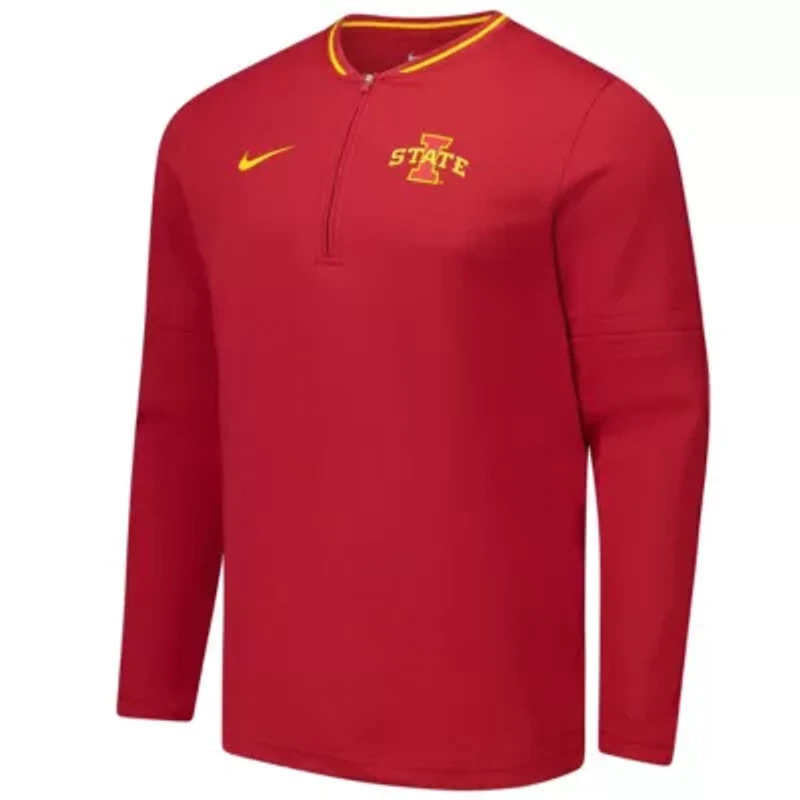 NCAA Nike Iowa State Cyclones Coaches Quarter-Zip Jacket
