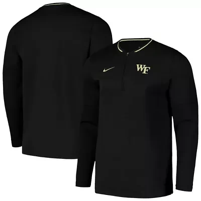NCAA Nike Wake Forest Demon Deacons Coaches Quarter-Zip Jacket