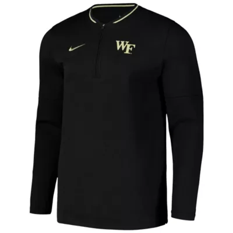 NCAA Nike Wake Forest Demon Deacons Coaches Quarter-Zip Jacket