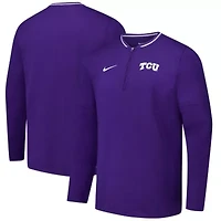 NCAA Nike TCU Horned Frogs Coaches Quarter-Zip Jacket
