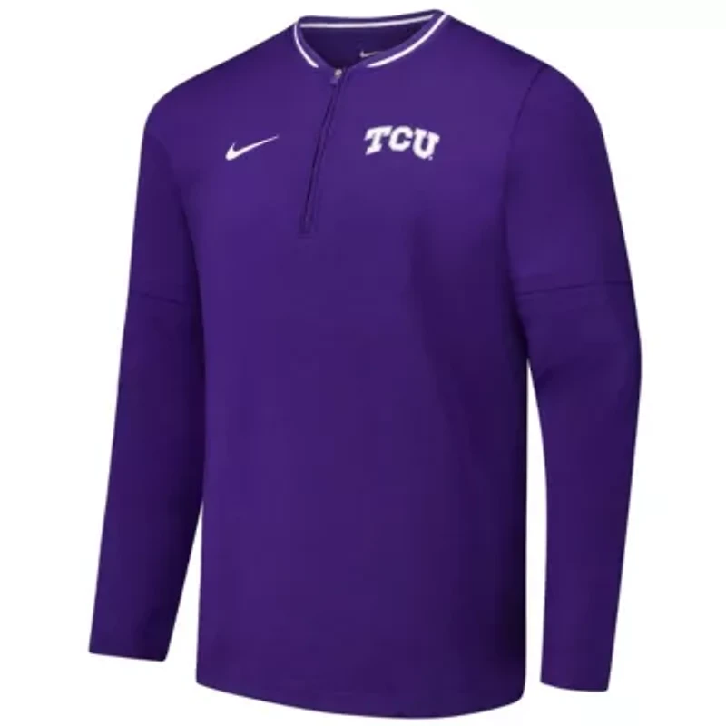 NCAA Nike TCU Horned Frogs Coaches Quarter-Zip Jacket