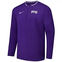 NCAA Nike TCU Horned Frogs Coaches Quarter-Zip Jacket
