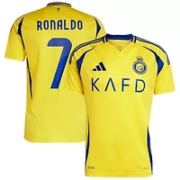 Saudi Professional League Cristiano Ronaldo Al-Nassr FC 2024/25 Home Replica Player Jersey