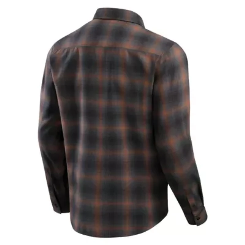 MLB Detroit Tigers Classic Flannel Long Sleeve Button-Up Shirt