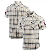MLB St. Louis Cardinals Plaid Full-Snap Shirt