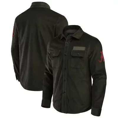 Alabama Crimson Tide NCAA Corduroy Full-Button Shacket