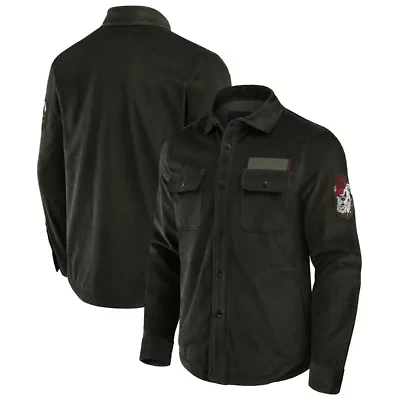 NCAA Georgia Bulldogs Corduroy Full-Button Shacket
