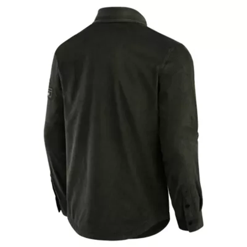 NCAA Ohio State Buckeyes Corduroy Full-Button Shacket