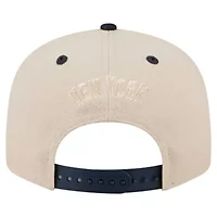 MLB Cream/Black New York Yankees Team Art 9FIFTY Snapback Hat