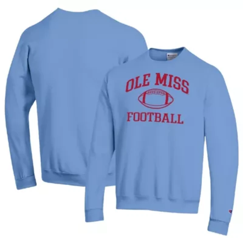 NCAA Powder Ole Miss Rebels Football Icon Pullover Sweatshirt