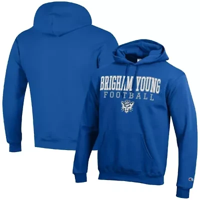 NCAA BYU Cougars Football Stack Pullover Hoodie