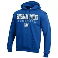 NCAA BYU Cougars Football Stack Pullover Hoodie