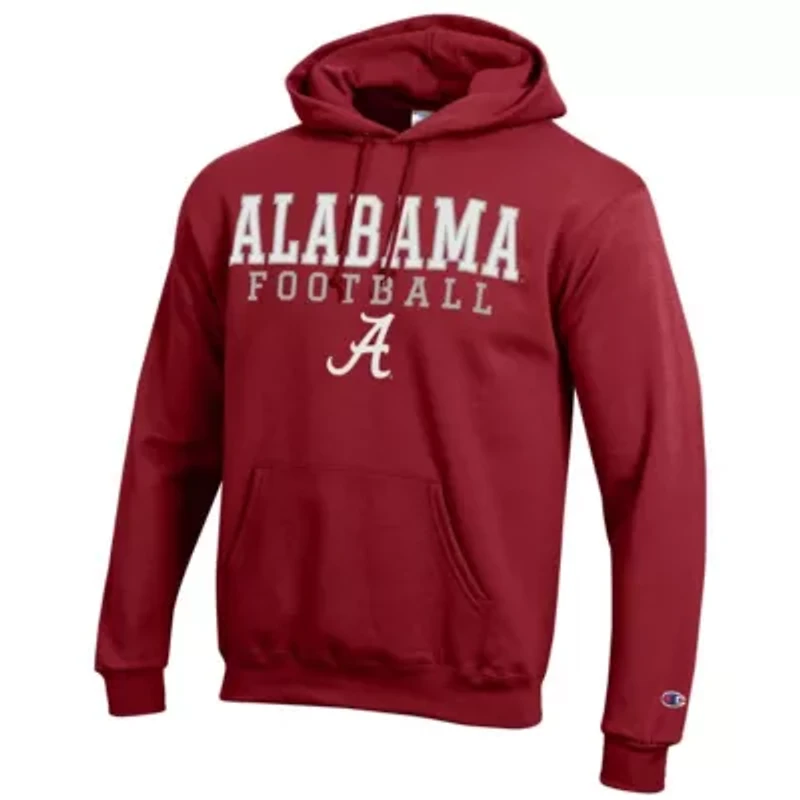 Alabama Crimson Tide NCAA Football Stack Pullover Hoodie