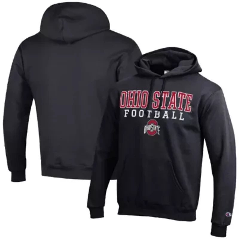 NCAA Ohio State Buckeyes Football Stack Pullover Hoodie
