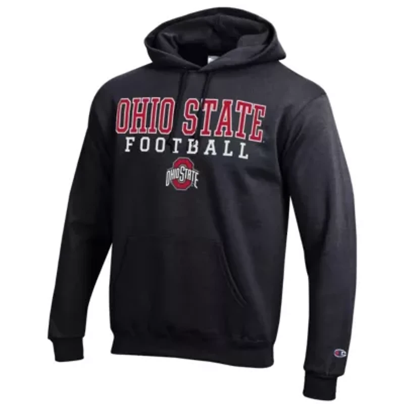 NCAA Ohio State Buckeyes Football Stack Pullover Hoodie