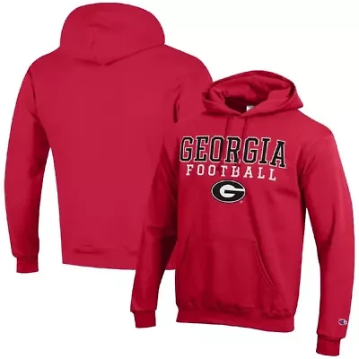 NCAA Georgia Bulldogs Football Stack Pullover Hoodie