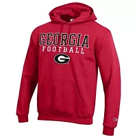 NCAA Georgia Bulldogs Football Stack Pullover Hoodie