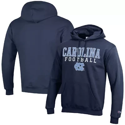 NCAA North Carolina Tar Heels Football Stack Pullover Hoodie