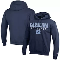 NCAA North Carolina Tar Heels Football Stack Pullover Hoodie