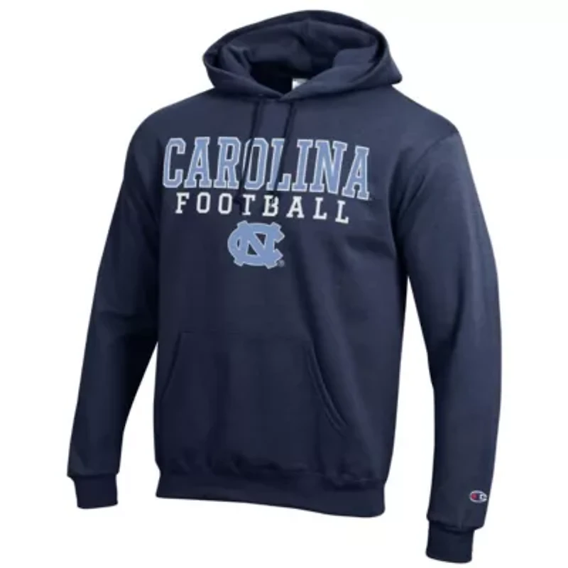 NCAA North Carolina Tar Heels Football Stack Pullover Hoodie