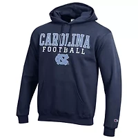 NCAA North Carolina Tar Heels Football Stack Pullover Hoodie
