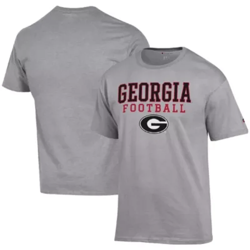 NCAA Georgia Bulldogs Football Stack T-Shirt