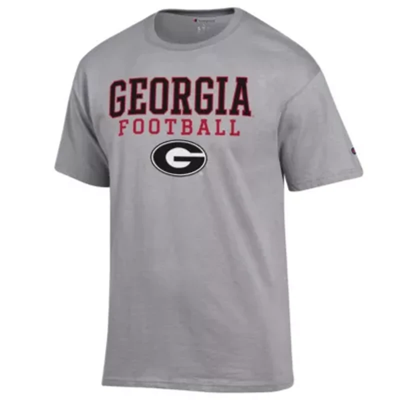NCAA Georgia Bulldogs Football Stack T-Shirt