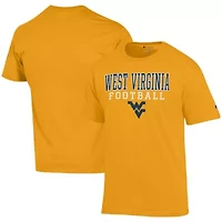 NCAA West Virginia Mountaineers Football Stack T-Shirt