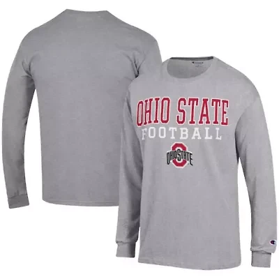 NCAA Ohio State Buckeyes Football Stack Long Sleeve T-Shirt
