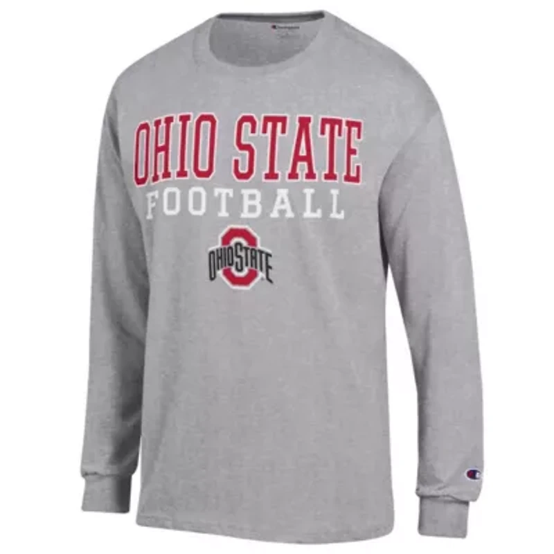 NCAA Ohio State Buckeyes Football Stack Long Sleeve T-Shirt