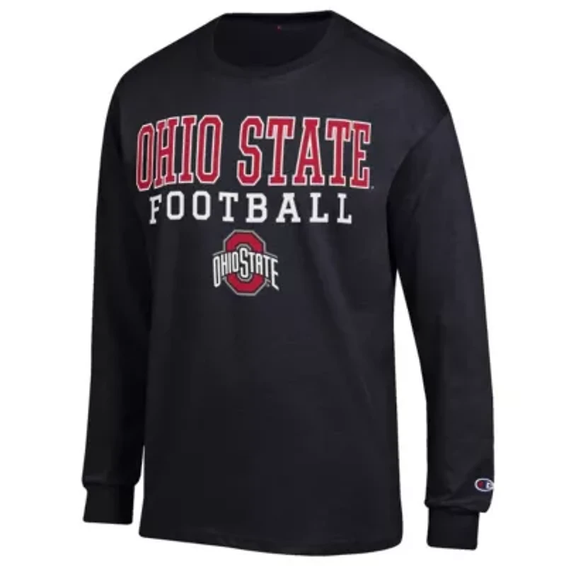 NCAA Ohio State Buckeyes Football Stack Long Sleeve T-Shirt