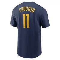 MLB Nike Jackson Chourio Milwaukee Brewers Fuse Name & Number T-Shirt