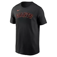 MLB Nike Kyle Harrison San Francisco Giants Fuse Name & Number T-Shirt
